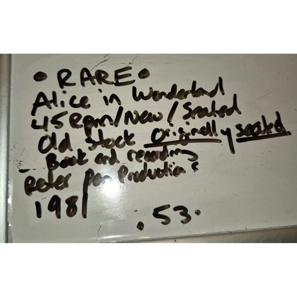 Alice In Wonderland Book& Recording Vintage 1981 Peter Pan With Barney The Book - Picture 7 of 7